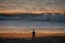 le coucher de soleil